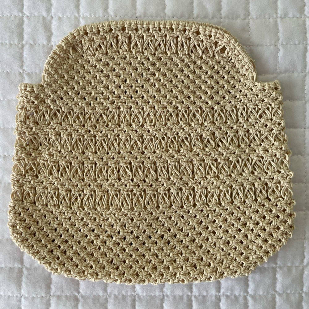 Vintage Macrame Bermuda Bag Cover
